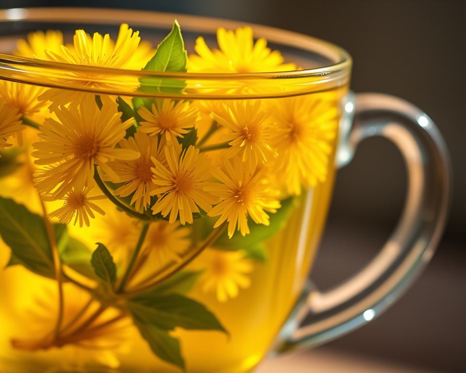 infusión de diente de león para la pérdida de peso